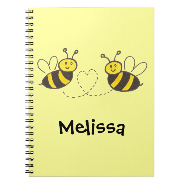 Cuaderno Abejas con corazón (Frente)