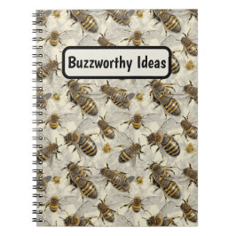 Cuaderno Abejas de burbujas personalizadas
