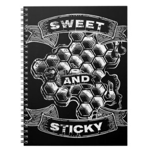 Cuaderno Abejas de tocador de miel dulce y pegajosa