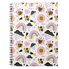 Cuaderno Abejas Lindas y Arcoíris