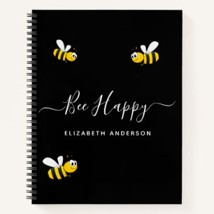 Cuaderno Abejas negras feliz nombre de verano
