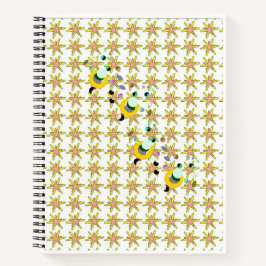 Cuaderno Abejas para portátiles espirales
