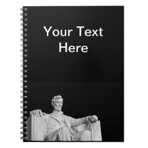 Cuaderno Abraham Lincoln Spiral Notebook