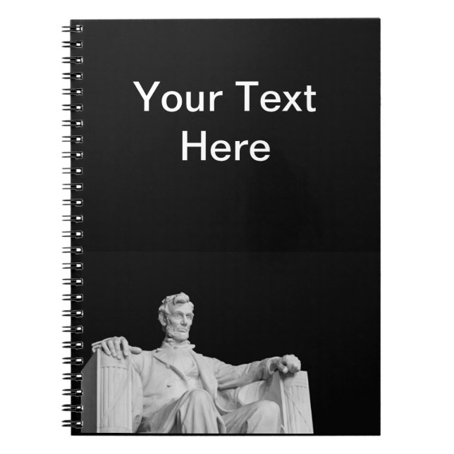 Cuaderno Abraham Lincoln Spiral Notebook (Frente)
