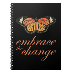 Cuaderno Abraza el cambio - Mariposa Naranja