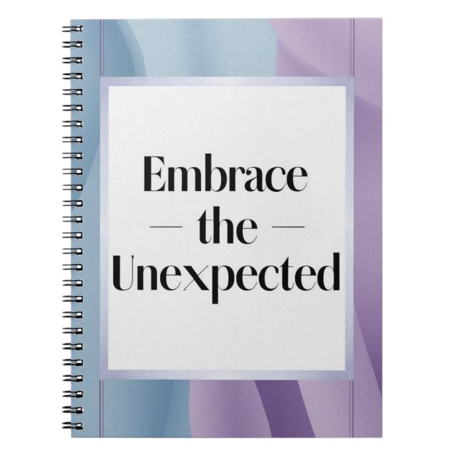 Cuaderno Abraza lo inesperado opción 3 (Frente)