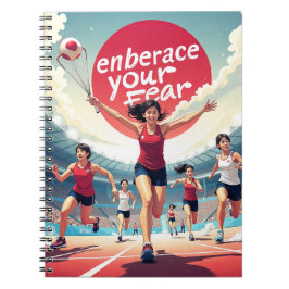 Cuaderno Abraza tu miedo - kawaii Motivational Runner