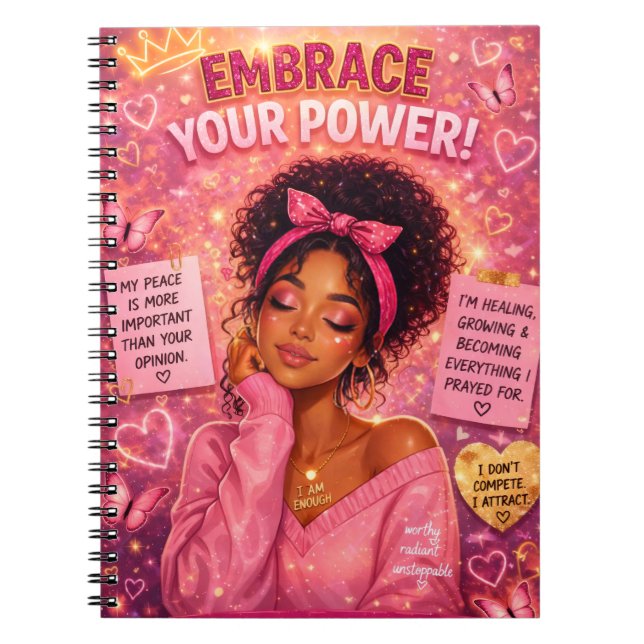 Cuaderno Abraza Tu Poder (Frente)