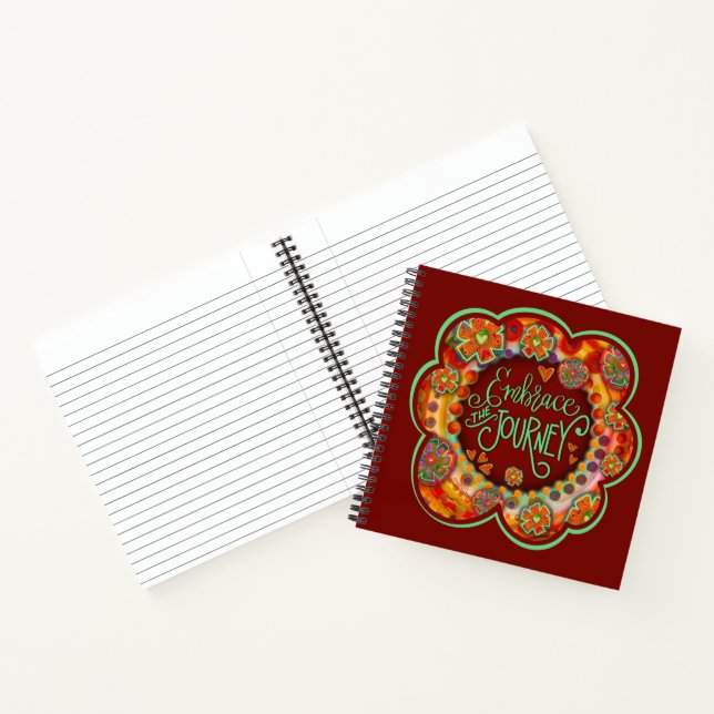 Cuaderno Abraza tu viaje Bonito Inespirivitalidad Floral (Interior)