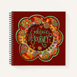 Cuaderno Abraza tu viaje Bonito Inespirivitalidad Floral