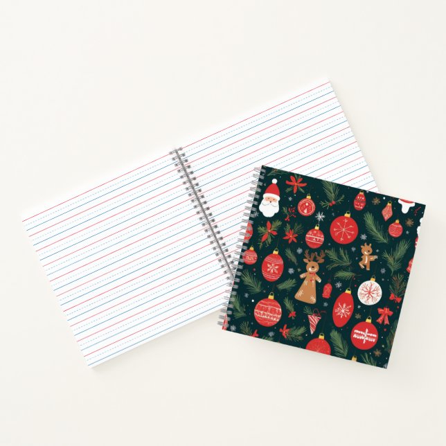 Cuaderno Abrazando el espíritu navideño, Feliz Navidad (Interior)