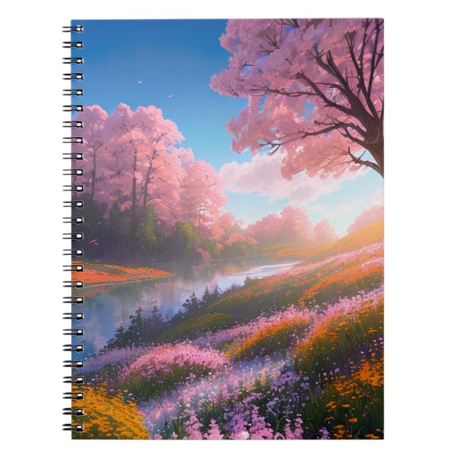 Cuaderno Abrazando el resplandor matutino (Frente)