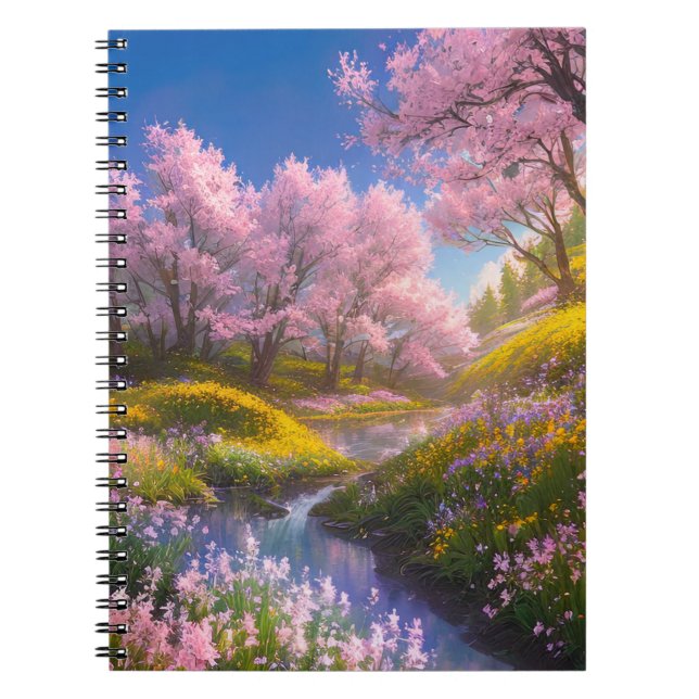 Cuaderno Abrazando la encantadora belleza de los árboles de (Frente)