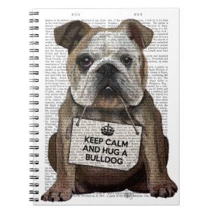 Cuaderno Abrazo de Bulldog