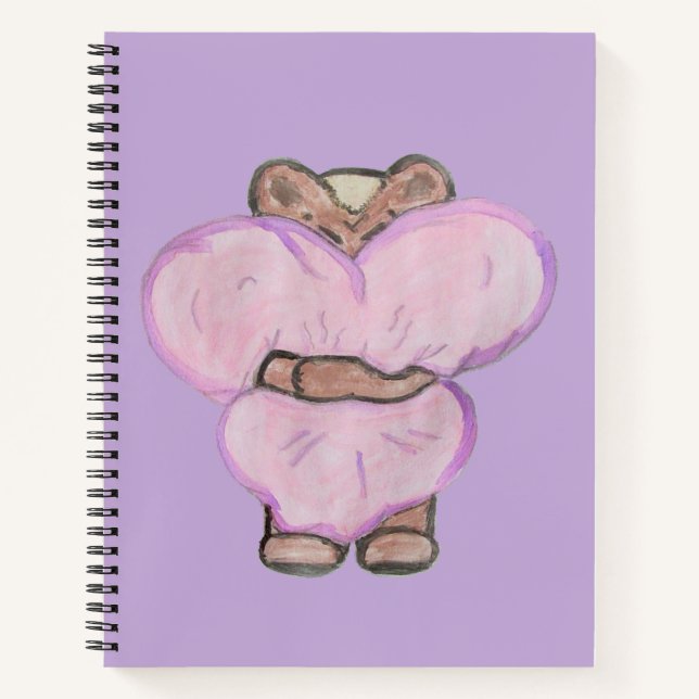 Cuaderno Abrazo De Oso Grande. (Anverso)