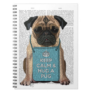 Cuaderno Abrazo de pug