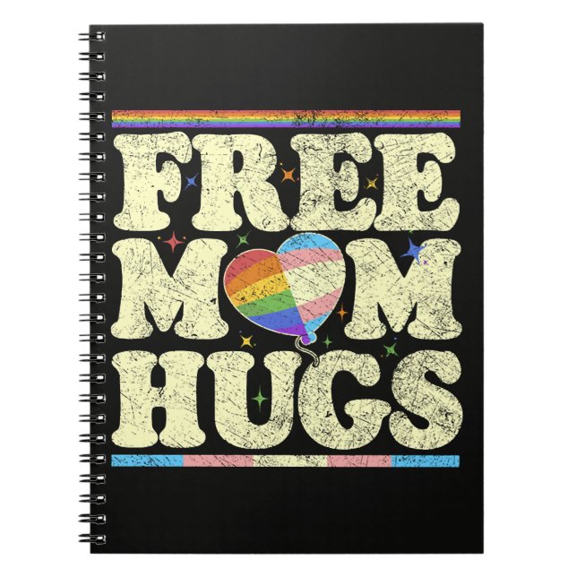 Cuaderno Abrazos de Mamá Gratis Orgullo Lgbt (Frente)
