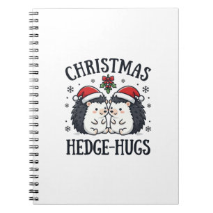 Cuaderno Abrazos de Navidad Erizo Lindo Diseño de Vacacione