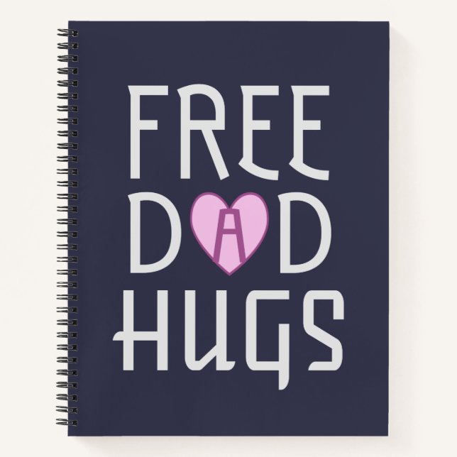 Cuaderno Abrazos de papá libre (Anverso)