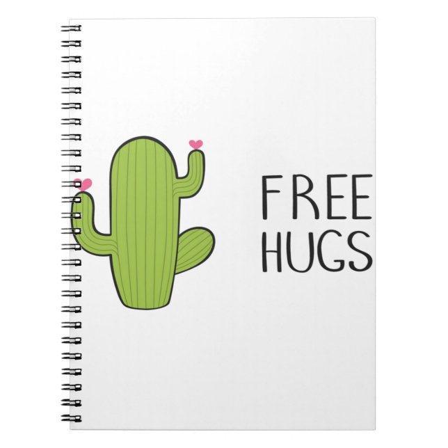 Cuaderno Abrazos gratis, Abrazo gracioso (Frente)