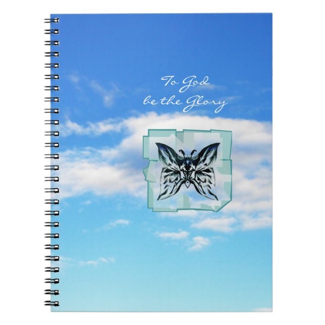 Cuaderno Abrir el cielo a Dios sea la gloria (Frente)