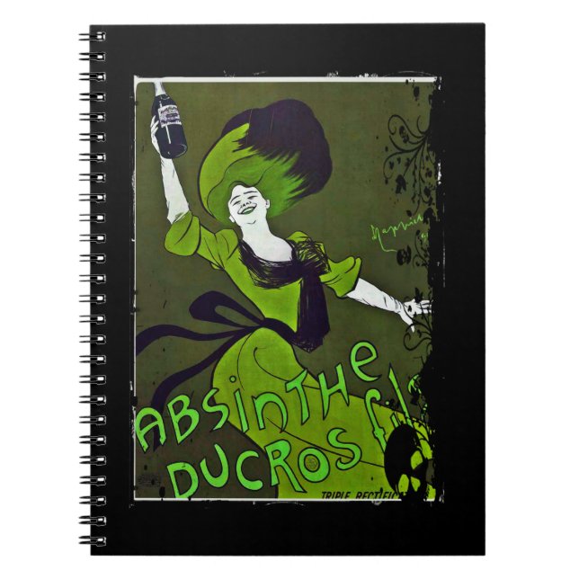 Cuaderno Absenta en Verde (Frente)
