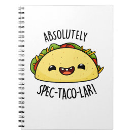 Cuaderno Absolutamente Spec-Taco-Lar Chiste de Taco Diverti