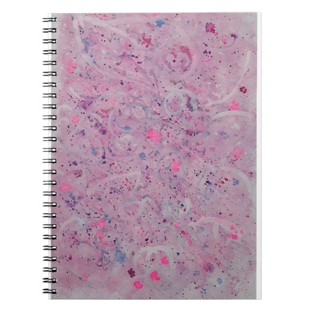 Cuaderno Abstracción Acuarela Pastel Soñadora (Frente)
