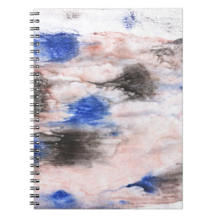 Cuaderno Abstracción en la nube. Fondo de las acuarelas abs