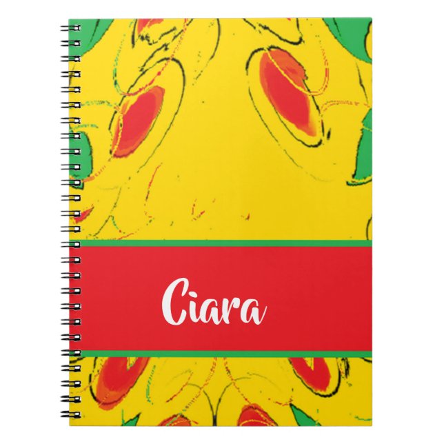 Cuaderno Abstract colorful design on (Frente)