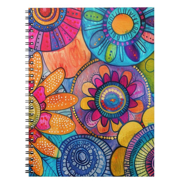 Cuaderno Abstract colorful Notebook (Frente)