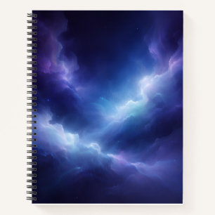 Cuaderno Abstract Deep Space Spiral Notebook