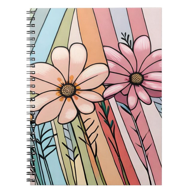 Cuaderno Abstract flower notbook (Frente)