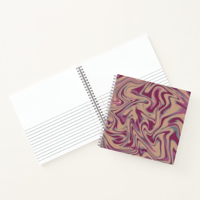 Cuaderno Abstract Minimalist Sketchbook Notebook (Interior)