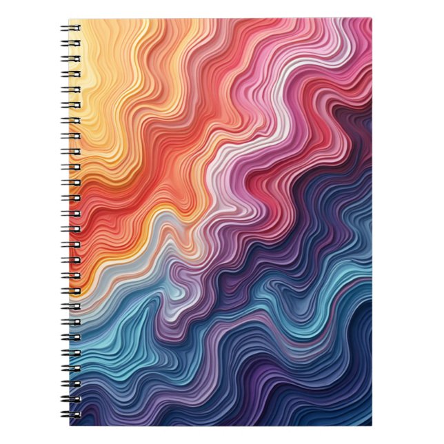 Cuaderno Abstract Notebook colorful (Frente)