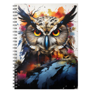 Cuaderno Abstract Owl | Notebook Journal