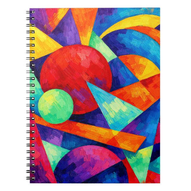 Cuaderno Abstract vivid mug (Frente)
