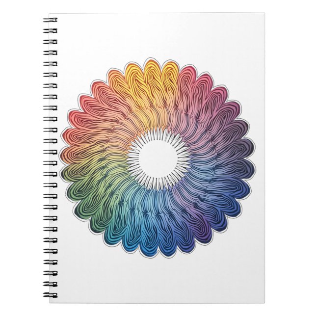 Cuaderno Abstract vivid notebook (Frente)