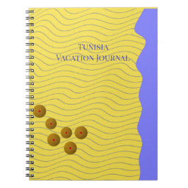 Cuaderno Abstractas conchas marinas en la costa