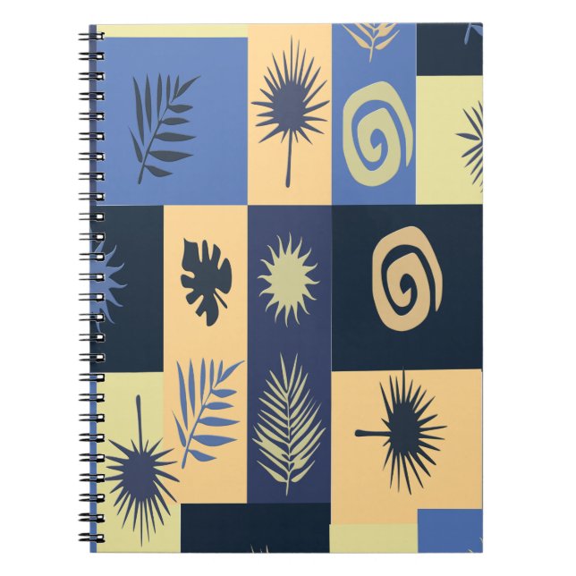 Cuaderno abstracto azul (Frente)