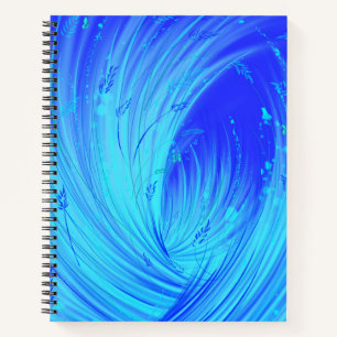 Cuaderno Abstracto azul Enchanted Garden