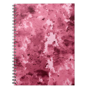 Cuaderno Abstracto color agua grunge: patrón de camuflaje.