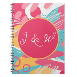 Cuaderno Abstracto Colorido Personalizado