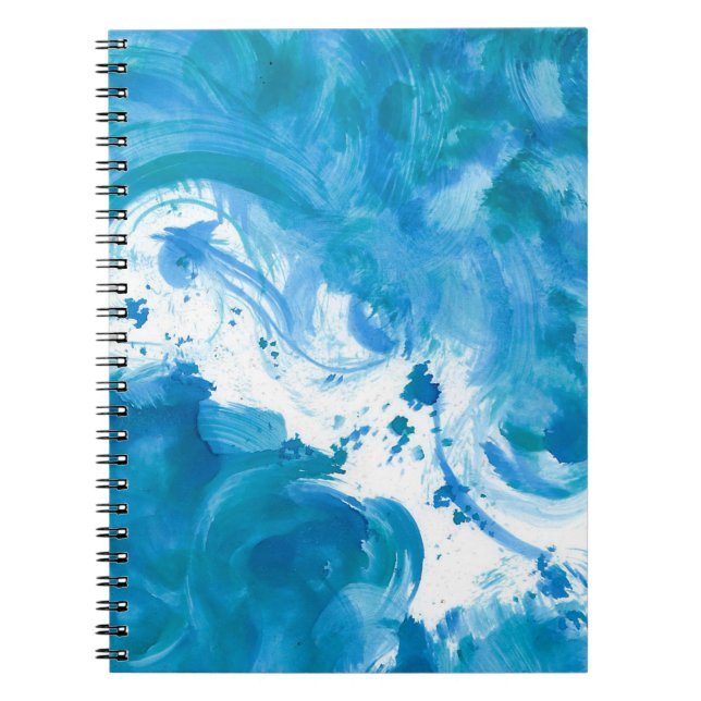 Cuaderno abstracto - Corriente oceánica (Frente)