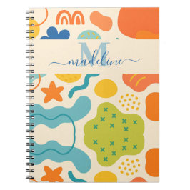 Cuaderno Abstracto de Color Personalizado con Efec