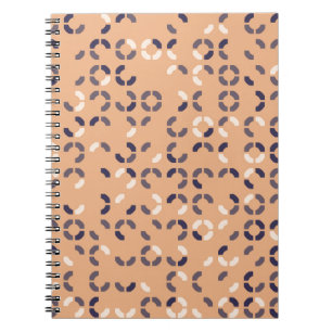 Cuaderno abstracto de diseño de patrones geométricos, arte,