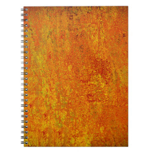 Cuaderno abstracto de fondo de grunge amarillo naranja, art