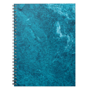 Cuaderno abstracto de textualidad azul, arte, decoración gr