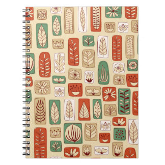 Cuaderno Abstracto escandinavo deja: diseño en mosaico