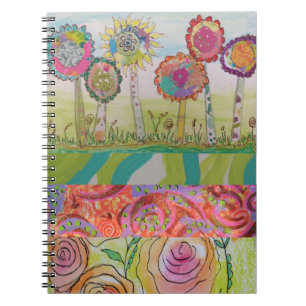 Cuaderno Abstracto Floral